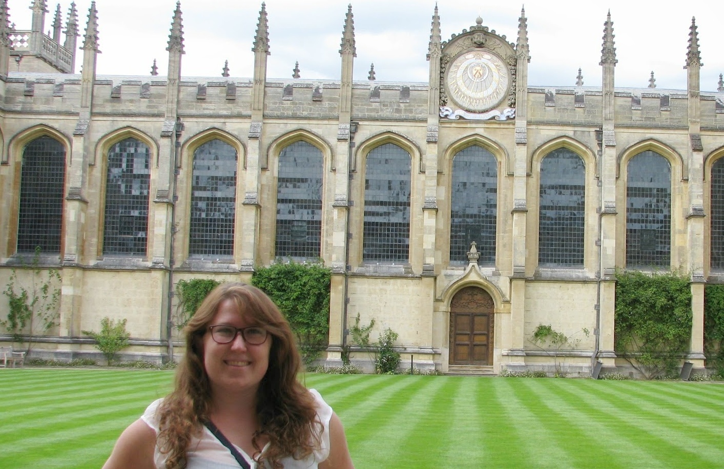 Heather Wood visiting Oxford University